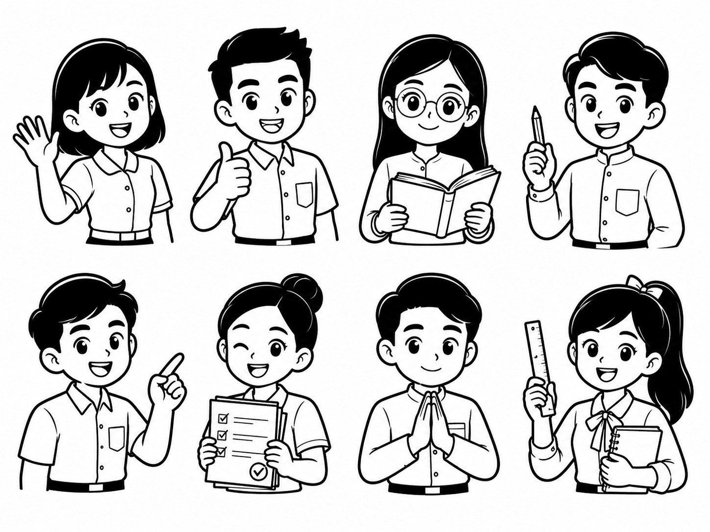 ตัวอย่างงานออกแบบสไตล์ Chibi